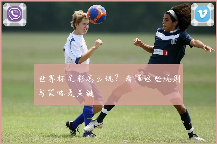 世界杯足彩怎么玩？看懂这些规则与策略是关键
