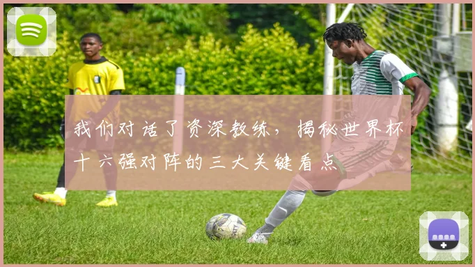 我们对话了资深教练,揭秘世界杯十六强对阵的三大关键看点